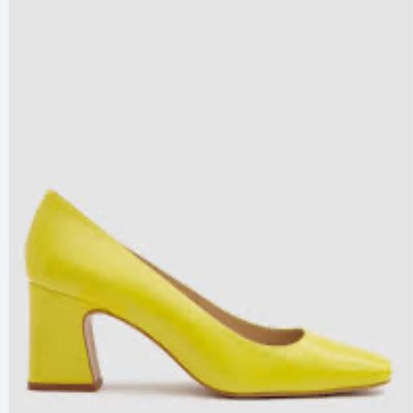 INTENTIONALLY BLANK Shoes - Intentionally Blank Monaco Pump in Canary Yellow 10